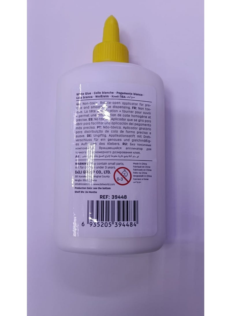 Deli 39448 Deli Stick Up White Glue 230ml - Image 2